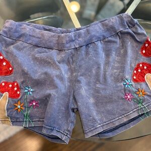 Forever 21 Blue Tie-Dye Shorts